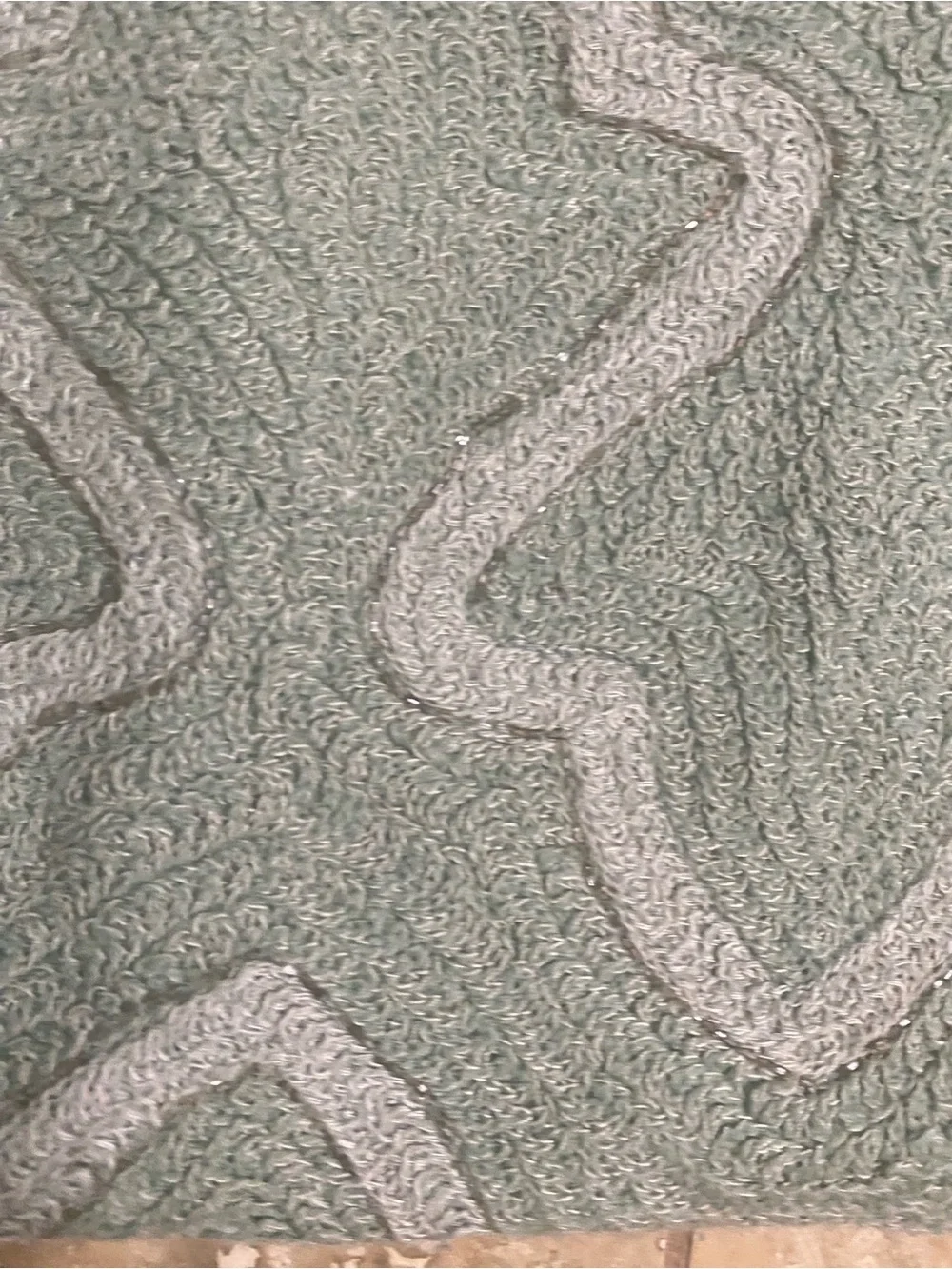 2 Pottery Barn Textured Beaded Sage Decorative Square Trellis Pillow Shams 19x19